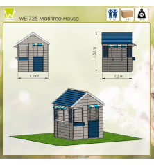 Maisonnette pour enfant moderne
