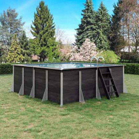 Piscine hors sol composite PVC-CHANVRE