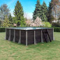 Piscine hors sol PVC et CHANVRE- Carrée Piscine hors sol PVC et CHANVRE- Carrée