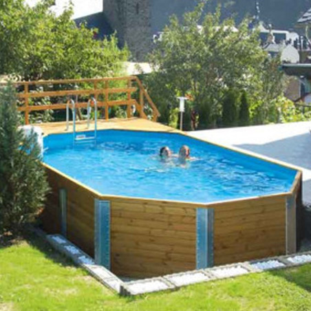 Piscine en bois tout inclus - 25,6