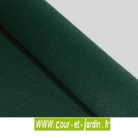 Toile brise vue HDPE, en rouleau de 10m VERT foncé - toile d'occultation