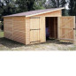 Garage bois 15m²- 1 pan Garage bois 15m²- 1 pan