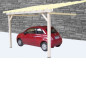 Auvent terrasse sans toit - carport bois - 3,25 x 5 m Auvent terrasse sans toit - carport bois - 3,25 x 5 m