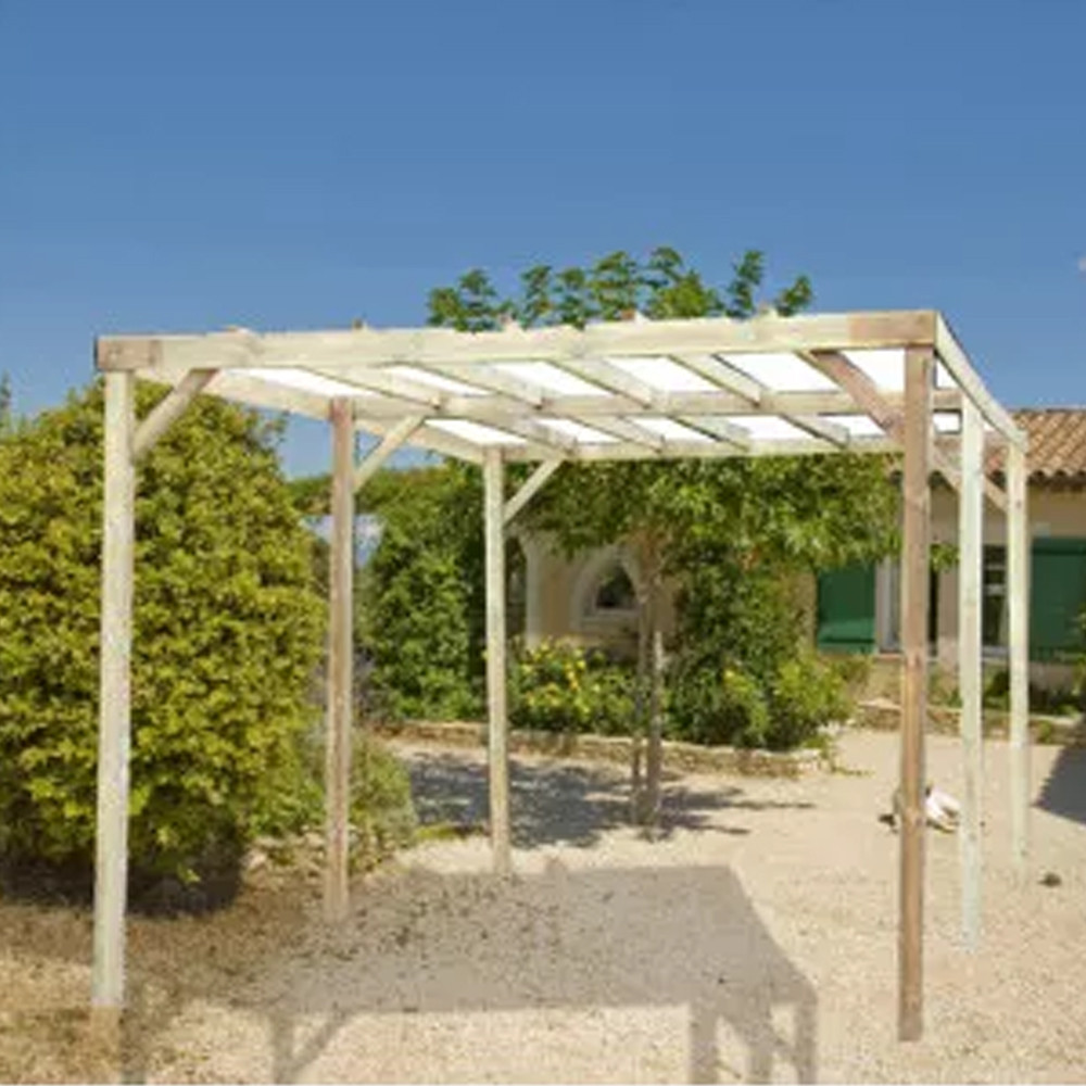 Toit-terrasse - auvent 4 m - Jardin Couvert