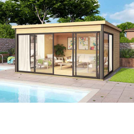 Abri de jardin Bois 16,74 m²