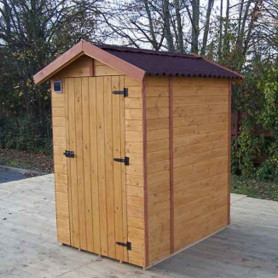 Abri WC Eden Toilettes sèches ED1414WC en bois. Cet abri de jardin wc est livré non peint