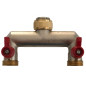 Collecteur arrosage laiton 2 voies Collecteur arrosage laiton 2 voies