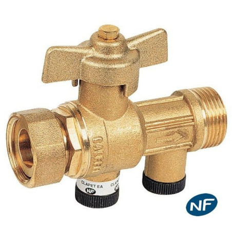 Robinet compteur 3/4 MF avec Clapet