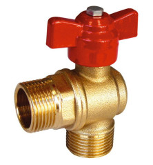 Vanne à sphère Equerre mâle/mâle 3/4"