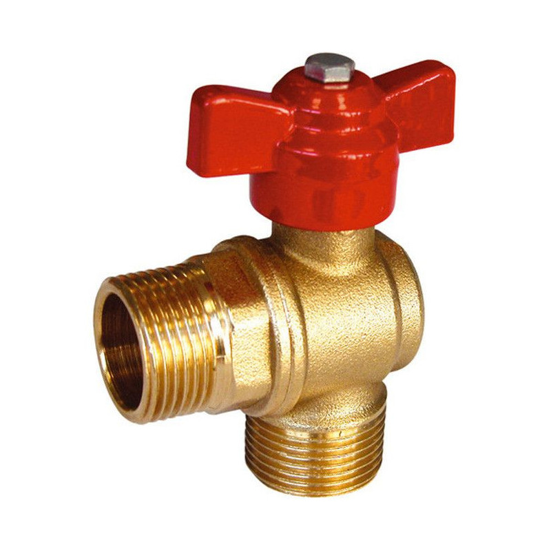 Vanne à sphère Equerre mâle/mâle 3/4" Vanne à sphère Equerre mâle/mâle 3/4"
