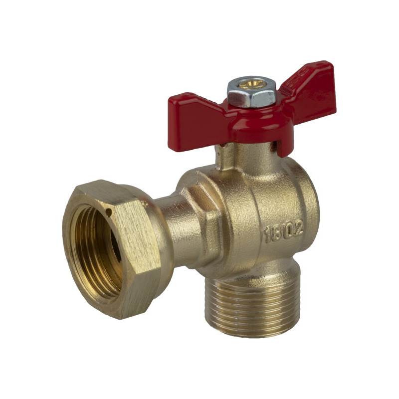 Vanne à sphère Equerre MALE 1/2"- EL 3/4" Vanne à sphère Equerre MALE 1/2"- EL 3/4"