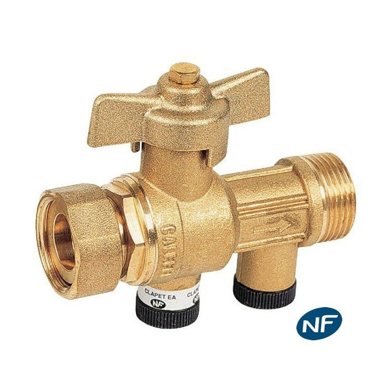 Robinet compteur 3/4 MF avec Clapet Robinet compteur 3/4 MF avec Clapet