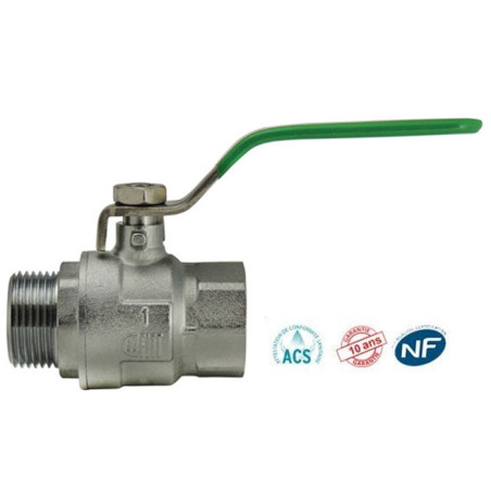Vanne verte manette MF