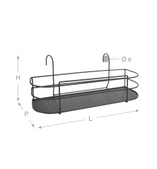 Support Jardinière Aromatique et Plante Fil - Anthracite