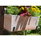 Support Jardinière Classique - Crochets Fer Plat - Anthracite - Taille Au Choix Support Jardinière Classique - Crochets Fer Plat - Anthracite - Taille Au Choix