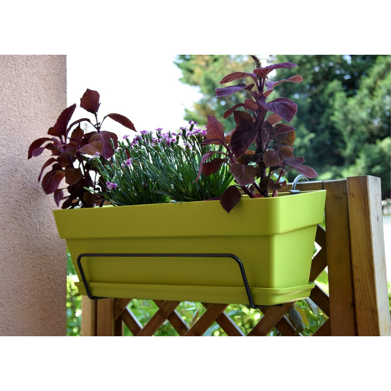 Support Jardinière Classique Fil - Couleur et Profondeur Au Choix Support Jardinière Classique Fil - Couleur et Profondeur Au Choix
