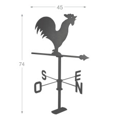 Girouette - Anthracite - Figurine Au Choix