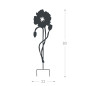 Décoration métal à planter " Coquelicot" - Anthracite Décoration métal à planter " Coquelicot" - Anthracite