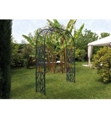 Arche Végétale - Tube Carré 25 mm - 195x50x250 cm - Anthracite