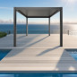 Pergola bioclimatique ALUMINIUM à motorisation solaire - gris anthracite - 11,90 m² Pergola bioclimatique ALUMINIUM à motorisation solaire - gris anthracite - 11,90 m²
