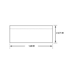 Habillage bois hexagonal pour spas et piscines gonflables - Dimensions au choix