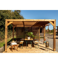 Pergola Thermauvant - Ventelles mobiles AU CHOIX - 20.93 m²