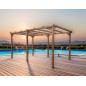 Pergola en bois - sans couverture - 14,80 m2 Pergola en bois - sans couverture - 14,80 m2