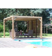 Pergola Thermauvent - Ventelles mobiles AU CHOIX  - 10.67m2