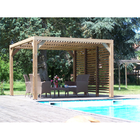 Pergola Thermauvent - Ventelles mobiles AU CHOIX  - 10.67m2