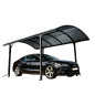 Carport Alu- Toit 1/2 rond - 14,62 m ² - Gris anthracite Carport Alu- Toit 1/2 rond - 14,62 m ² - Gris anthracite