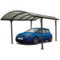 Carport Alu- Toit 1/2 rond - 14,62 m ² - Gris anthracite Carport Alu- Toit 1/2 rond - 14,62 m ² - Gris anthracite