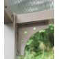 Carport Alu- Toit 1/2 rond - 14,62 m ² - Gris anthracite Carport Alu- Toit 1/2 rond - 14,62 m ² - Gris anthracite