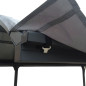 Bâche pour Carport ALUMINIUM - toit 1/2 rond - 300 x 485 cm - Gris anthracite Bâche pour Carport ALUMINIUM - toit 1/2 rond - 300 x 485 cm - Gris anthracite