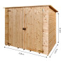 Abri mural - Range-tout multiusages - 2.30 m2 Abri mural - Range-tout multiusages - 2.30 m2