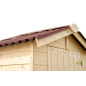 Abri de jardin - bois massif - 1.35 m2 Abri de jardin - bois massif - 1.35 m2