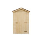 Abri de jardin - bois massif - 1.35 m2 Abri de jardin - bois massif - 1.35 m2