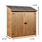 Abri de jardin - range-tout - grand volume - avec étagères Abri de jardin - range-tout - grand volume - avec étagères