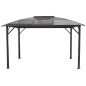 Tonnelle aluminium - Gris anthracite - 10,80m2 Tonnelle aluminium - Gris anthracite - 10,80m2