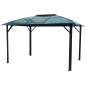 Tonnelle aluminium - Gris anthracite - 10,80m2 Tonnelle aluminium - Gris anthracite - 10,80m2