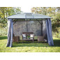 Tonnelle aluminium - Gris anthracite - 10,80m2 Tonnelle aluminium - Gris anthracite - 10,80m2