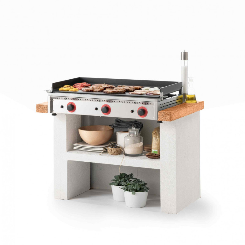 Support Plancha gaz INOX - PALAZZETTI - AU CHOIX Support Plancha gaz INOX - PALAZZETTI - AU CHOIX