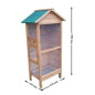 Volière en bois - 0.42 m2 Volière en bois - 0.42 m2