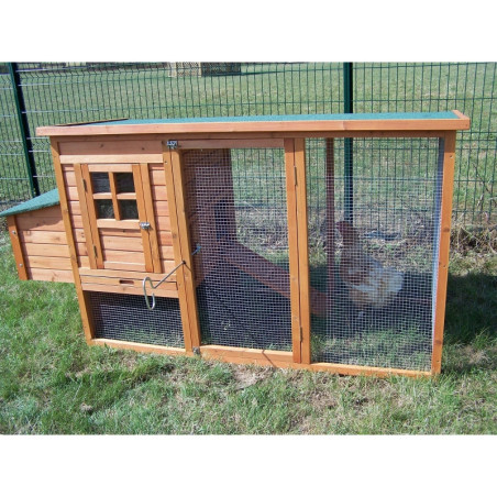 Poulailler standard teinté clair - 1.50 m2 - 3 à 4 poules