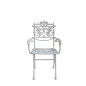 Fauteuil Jardin - Aluminium Plein -"Lierre"- Blanc Fauteuil Jardin - Aluminium Plein -"Lierre"- Blanc