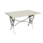 Table De Jardin - Rectangulaire - Aluminium plein -"Lierre"- Blanc Table De Jardin - Rectangulaire - Aluminium plein -"Lierre"- Blanc