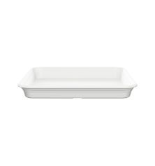 Paris - Pot de fleurs Carré - 40cm - Blanc - Soucoupe en option