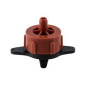 Goutteur - 8L/H - Autorégulant/Démontable - 50 unités - Marron Goutteur - 8L/H - Autorégulant/Démontable - 50 unités - Marron