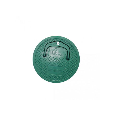 Regard visite - Rond - PVC - Ø25xH26 - poignée anti-vol
