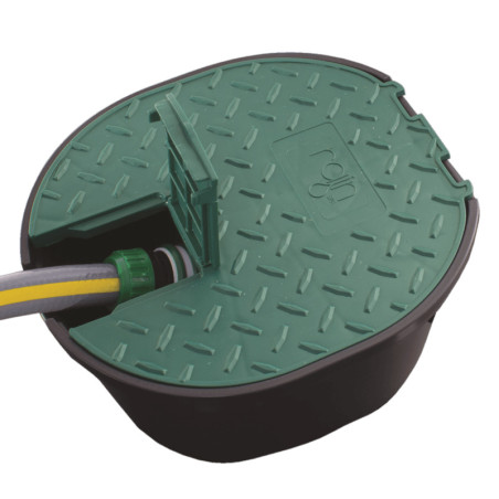 Bouche d'arrosage - Vanne laiton 3/4" - Vert