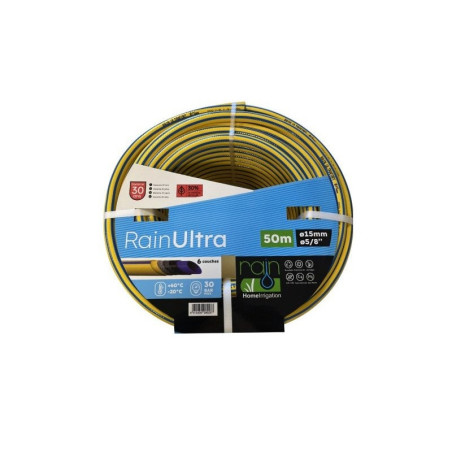 Tuyau d'arrosage RainUltra - 6 couches - Ø15mm - 50m
